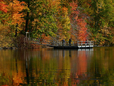 Un quai vous attend au lac des Bouleaux